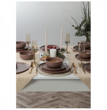 Dinner Set (18 Pieces) Hermia X000134690000000 Taupe