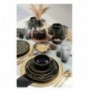 Dinner Set (24 Pieces) Hermia X000141510000000 BlackGold