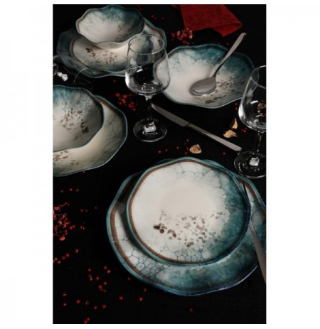 Dinner Set (24 Pieces) Hermia GBSNES24Y4R1341 Multicolor