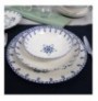 Dinner Set (24 Pieces) Hermia GBSATN24Y4R1654 WhiteBlue