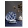 Dinner Set (24 Pieces) Hermia RZG24Y2195 BlueWhite