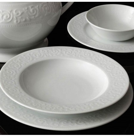 Dinner Set (53 Pieces) Hermia ACL53YT00 White