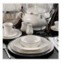 Dinner Set (83 Pieces) Hermia BNOLY83YT220 White Silver