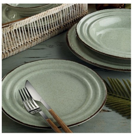 Dinner Set (24 Pieces) Hermia TN24Y2730P03 Green