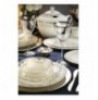 Dinner Set (68 Pieces) Hermia BNKL68YT43010544 Black Gold White