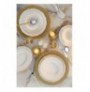 Dinner Set (58 Pieces) Hermia BNILY58YT20 Gold White