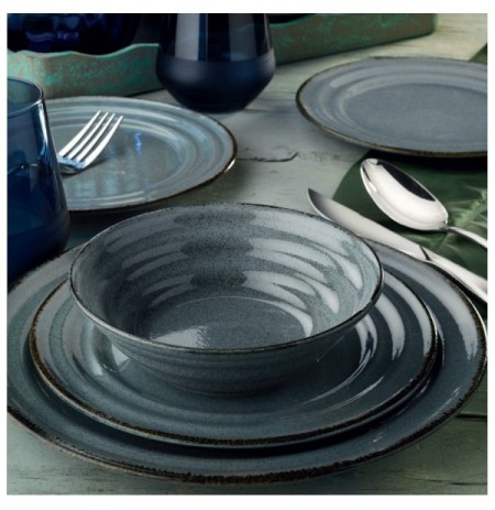 Dinner Set (18 Pieces) Hermia TN18Y2730P01 Blue