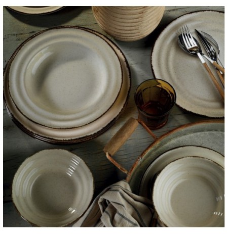 Dinner Set (18 Pieces) Hermia TN18Y2730P02 Cinnamon