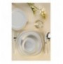 Dinner Set (24 Pieces) Hermia PLP24Y2520 White
