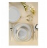Dinner Set (24 Pieces) Hermia PLP24Y2520 White