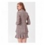 Woman's Jacket Jument 30014 - Beige Tartan