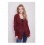 Woman's Jacket Jument 30014 - Claret Red Tartan