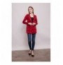 Woman's Jacket Jument 30014 - Red Chequered