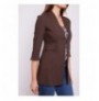 Woman's Jacket Jument 2534 - Coffee