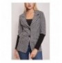 Woman's Jacket Jument 30046 - Black, White