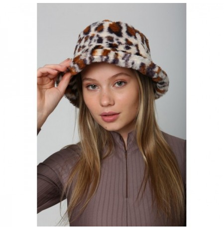 Woman's Hat Abigail SPK1102 - Ecru, Leopard