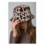 Woman's Hat Abigail SPK1102 - Ecru, Leopard