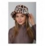 Woman's Hat Abigail SPK1102 - Ecru, Leopard