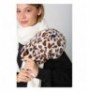 Woman's Hat Abigail SPK1126 - Ecru, Leopard