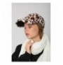 Woman's Hat Abigail SPK1126 - Ecru, Leopard