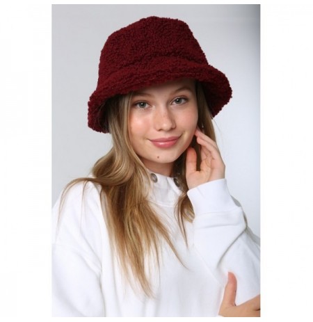 Woman's Hat Abigail SPK1109 - Claret Red