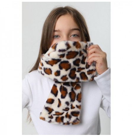 Scarf Abigail BYN02 - Ecru, Leopard