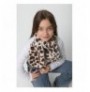 Scarf Abigail BYN02 - Ecru, Leopard