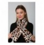 Scarf Abigail BYN02 - Ecru, Leopard v3