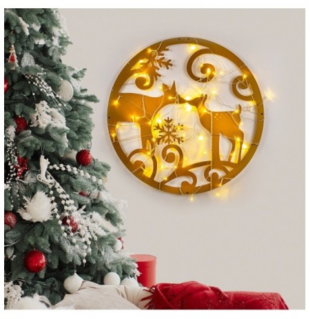 Dekor muri metalik XMASGOLD - 029 Gold