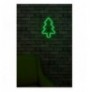 Dekor muri LED plastik Christmas Pine - Green Green