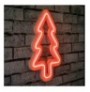 Dekor muri LED plastik Christmas Pine - Red Red