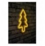 Dekor muri LED plastik Christmas Pine - Yellow Yellow