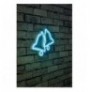 Dekor muri LED plastik Bells - Blue Blue