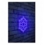 Dekor muri LED plastik Snowflake - Blue Blue