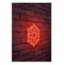 Dekor muri LED plastik Snowflake - Red Red