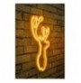 Dekor muri LED plastik Deer - Yellow Yellow