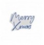 Dekor muri LED plastik Merry Christmas - Blue Blue