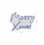 Dekor muri LED plastik Merry Christmas - Blue Blue