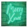 Dekor muri LED plastik Merry Christmas - Green Green