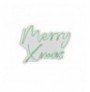 Dekor muri LED plastik Merry Christmas - Green Green