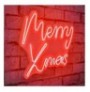 Dekor muri LED plastik Merry Christmas - Red Red