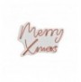 Dekor muri LED plastik Merry Christmas - Red Red