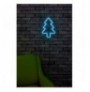 Dekor muri LED plastik Christmas Pine - Blue Blue