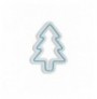 Dekor muri LED plastik Christmas Pine - Blue Blue