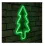 Dekor muri LED plastik Christmas Pine - Green Green