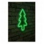 Dekor muri LED plastik Christmas Pine - Green Green