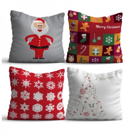 Set jastek dekorues ( 4 Pc ) NYXMAS01 Multicolor