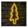 Dekor muri LED plastik Christmas Pine - Yellow Yellow