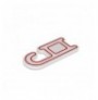 Dekor muri LED plastik Sled - Red Red