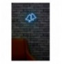 Dekor muri LED plastik Bells - Blue Blue